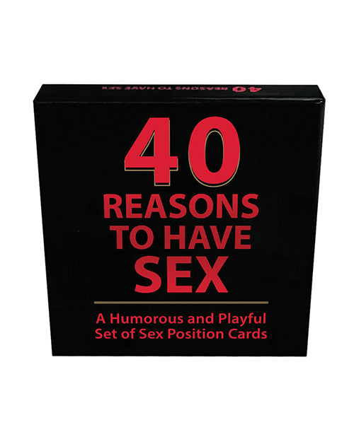 40 Reasons To Have Sex