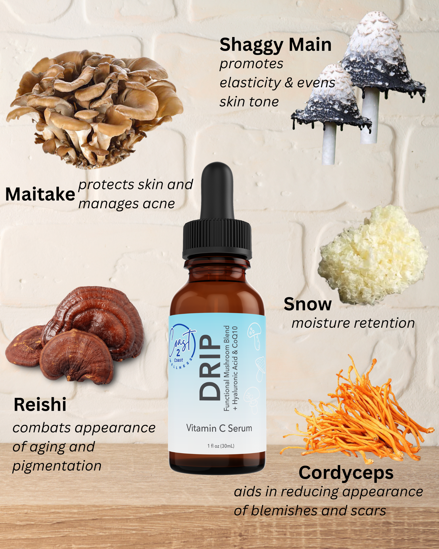 DRIP Mushroom Vitamin C Serum