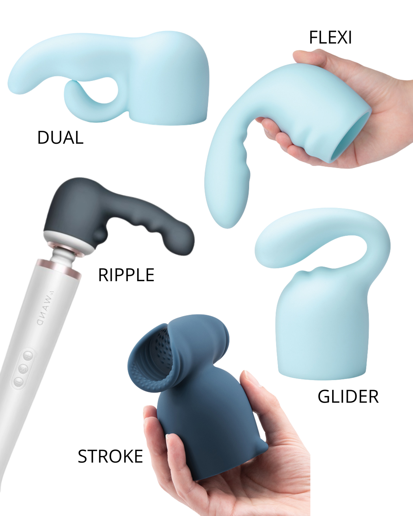 Rechargeable Wand Attachments