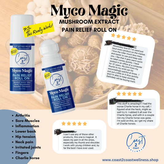 Myco Magic Mushroom Pain Relief Roll On